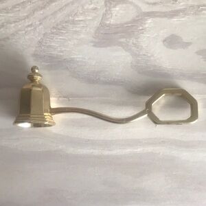 VTG Elegant Gold Candle Bell‎ Snuffer